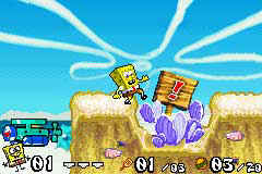 the spongebob squarepants movie video game gba thug fish